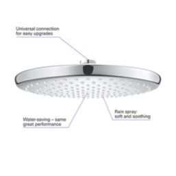 Grohe Vitalio Start 250 Round Adjustable Shower Head Chrome 250mm