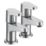 Bristan Quest Chrome 110mm Cloakroom Lever 2 Tap Holes Basin Pillar Tap