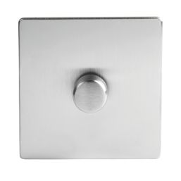 LAP  1-Gang 2-Way  Dimmer Switch  Brushed Chrome