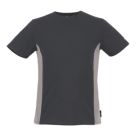 Site Leckman Short Sleeve T-Shirt Black X Large 49" Chest