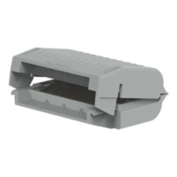 Wago 207-1332 5-Entry IPX8 Gelbox for Splicing Connectors  Grey 4 Pack