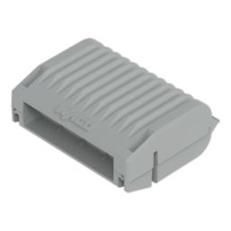 Wago 207-1332 5-Entry IPX8 Gelbox for Splicing Connectors  Grey 4 Pack