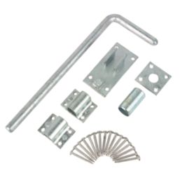 GateMate Door Bolt Silver 300mm