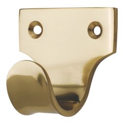 Smith & Locke Sash Window Handles Polished Brass 50mm x 50mm 10 Pack