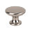 Traditional Classic Disc Knobs Satin Nickel 30mm 2 Pack