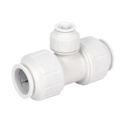 JG Speedfit  Plastic Push-Fit Reducing Tee 28mm x 28mm x 15mm