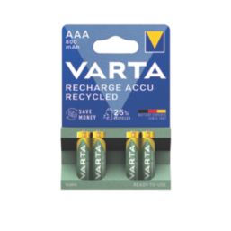 Varta  Rechargeable AAA 1.2V Ni-MH Batteries 4 Pack