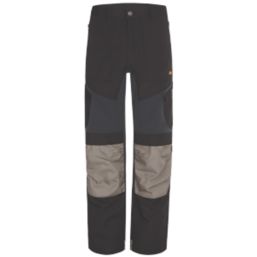 Site Ridgeback Trousers Black & Grey 34" W 32" L