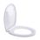 Highlife Bathrooms Duror Soft-Close with Quick-Release Toilet Seat Thermoset Plastic White