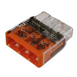 Wago 2773-403 32A 3-Way Push-Wire Connectors 100 Pack