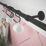 Rothley  8-Hook Utensil Rail Kit Matt Black 1000mm