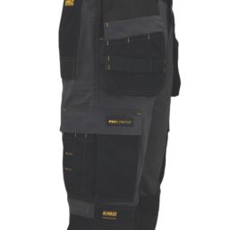 DEWALT Albany Work Trousers Black 30" W 33" L