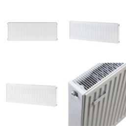 Flomasta 400mm x 1200mm 4987BTU White Type 22 Convector Radiator
