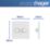 Hager WMDRP2KIT 2-Gang Modular Dimmer Switch White