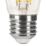 LAP  E27 Mini Globe LED Light Bulb Clear 470lm 2.9W 4 Pack