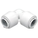 FloPlast FloFit+ Plastic Push-Fit Equal 90° Elbow 22mm