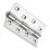 Smith & Locke Polished Chrome  Door Hinge 90mm x 57mm 2 Pack