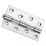 Smith & Locke Polished Chrome  Door Hinge 90mm x 57mm 2 Pack