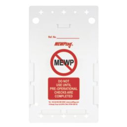 Scafftag  MEWP Tag Holder 10 Pack