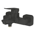 Grohe Dice Matt Black 137mm Wall Mounted Single Control Manual Mixer Tap