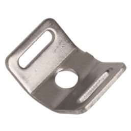 Essentials Stainless Steel Cable Tie Bases (M4) Metallic 1.75cm x 1.25cm 100 Pack