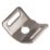 Essentials Stainless Steel Cable Tie Bases (M4) Metallic 1.75cm x 1.25cm 100 Pack