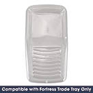 Fortress Trade 4" Roller Tray Inserts Transparent 3 Pack