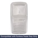 Fortress Trade 4" Roller Tray Inserts Transparent 3 Pack