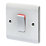 Crabtree Instinct 50A 1-Gang DP Control Switch White with LED