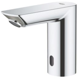 Grohe Bau Cosmopolitan E Battery-Powered 123mm Chrome Mono Basin Mixer Tap