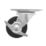 Essentials Heavy Duty Braked Swivel Castor 75mm Black