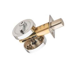 Security Solutions 1 Lever Brushed Nickel Euro Locking Deadbolt Thumbturn Set 82mm Case - 60mm Backset