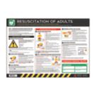 Essentials "Resuscitation of Adults" PVC Safety Poster 420mm x 594mm