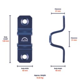 Squire Wall Anchor Blue Medium 219mm