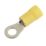Essentials Insulated Yellow 5mm Ring Crimps 100 Pack
