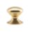 Carlisle Brass  Victorian Cupboard Knob Polished Brass 25mm