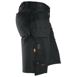 Snickers 6151 Stretch Work Shorts Black 33" W