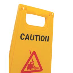 Essentials Caution Cleaning In Progress A-Frame Safety Sign 600mm x 290mm