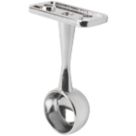 Essentials End Support Brackets Polished Chrome 19mm 2 Pack