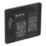 LAP  2-Gang 2-Way LED Dimmer Switch  Matt Black with Colour-Matched Inserts