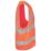 Site Rushton Hi-Vis Waistcoat Orange 2X Large / 3X Large 52" Chest