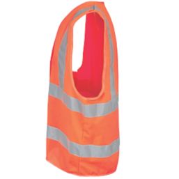 Site Rushton Hi-Vis Waistcoat Orange 2X Large / 3X Large 52" Chest