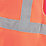 Site Rushton Hi-Vis Waistcoat Orange XX Large / XXX Large 52" Chest