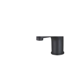 Swirl Caldew Black 120mm Standard Lever 2 Tap Holes Basin Pillar Tap