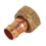 Yorkshire  Copper Solder Ring Straight Tap Connector 15mm x 3/4"