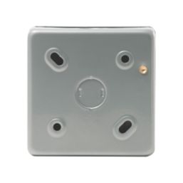 British General  13A Unswitched Metal Clad Passive Fused Spur & Flex Outlet with White Inserts