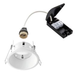 Saxby CosmosValue Fixed  Fire Rated Recessed Downlight White