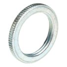Deta Bright Zinc-Plated Milled-Edge Lock Rings 25mm 10 Pack