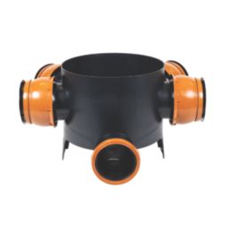 FloPlast Push-Fit 5-Inlet Adjustable MAC Chamber Base 300mm