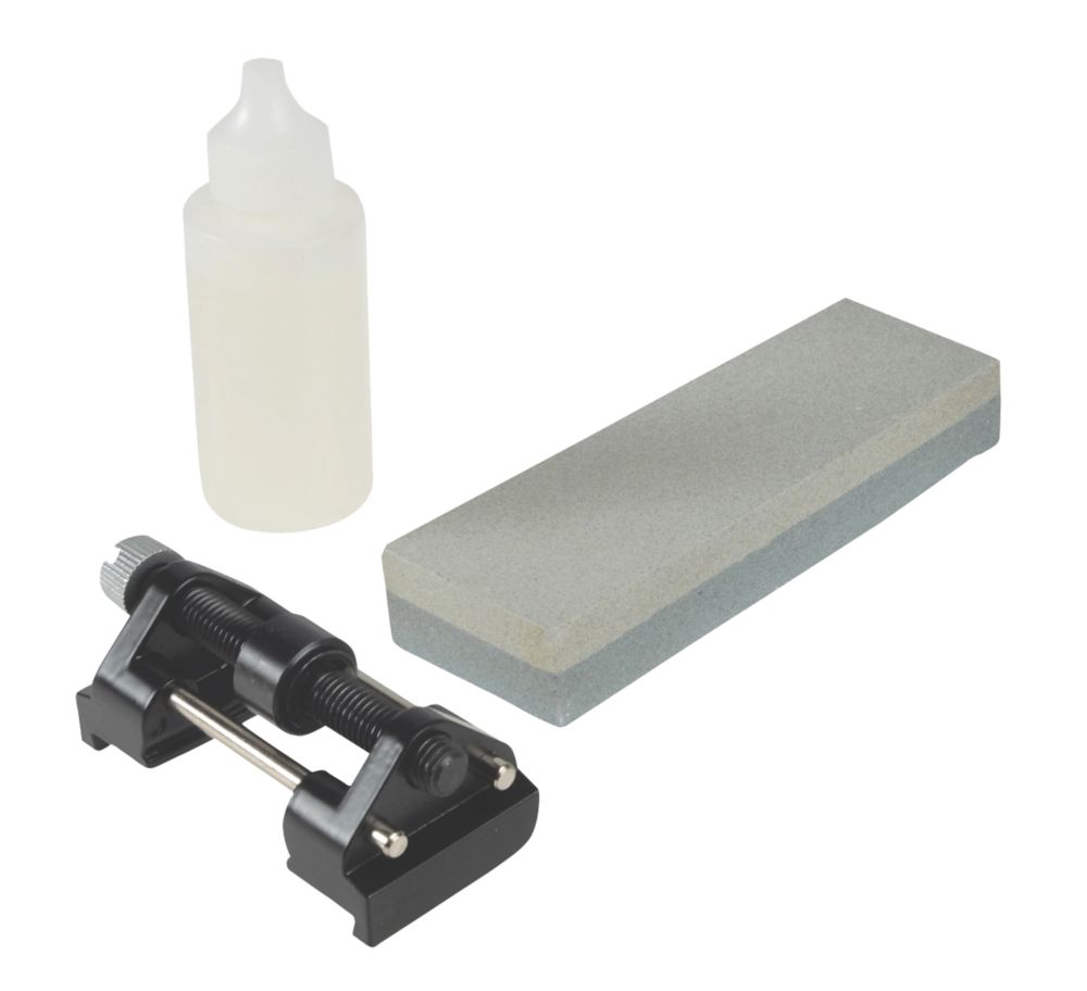 Roughneck Oil Chisel Sharpening Kit 3 Pcs Screwfix
